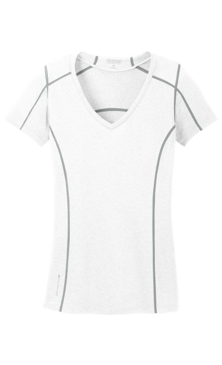 DISCONTINUED OGIO Ladies Pulse V-Neck. LOE320