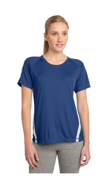 DISCONTINUED  Sport-Tek &  Ladies Colorblock PosiCharge &  Competitor™ Tee. LST351