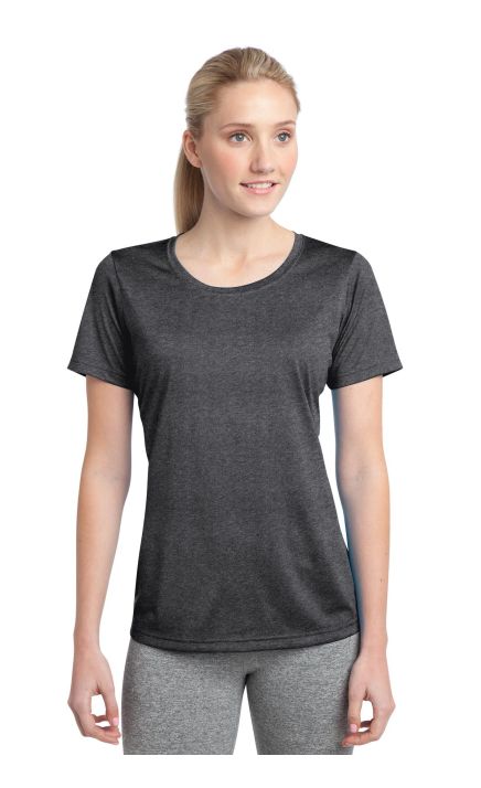 Sport-Tek &  Ladies Heather Contender ™  Scoop Neck Tee. LST360