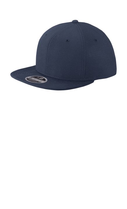 New Era Original Fit Diamond Era Flat Bill Snapback Cap. NE404