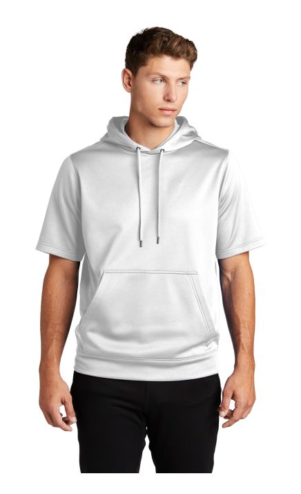 Sport-Tek  &  Sport-Wick  &  Fleece Short Sleeve Hooded Pullover. ST251