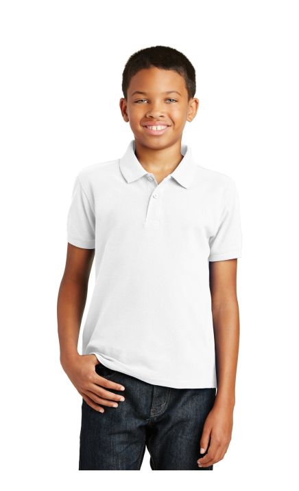 Port Authority &  Youth Core Classic Pique Polo. Y100