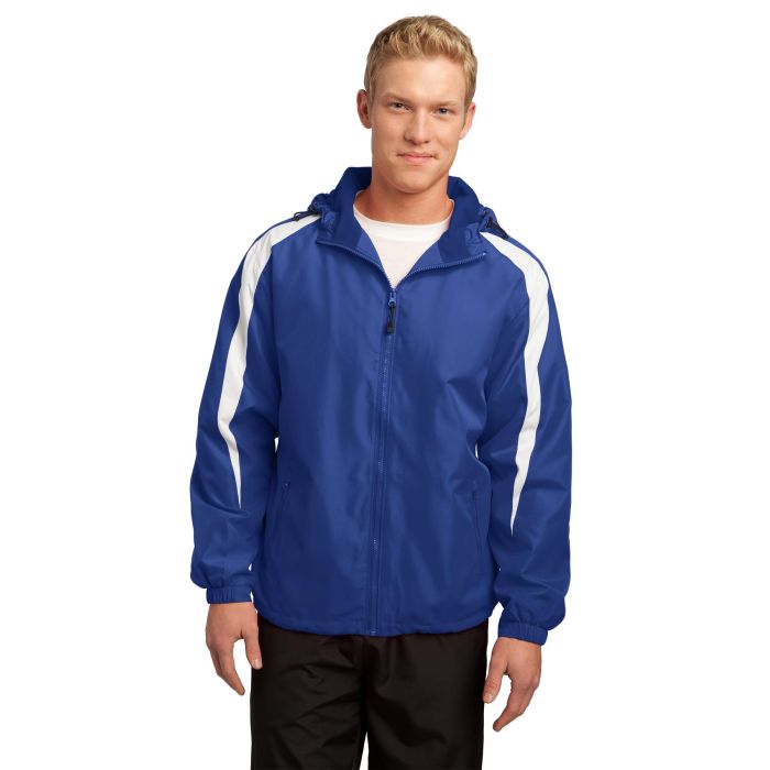 Sport-Tek &  Fleece-Lined Colorblock Jacket. JST81