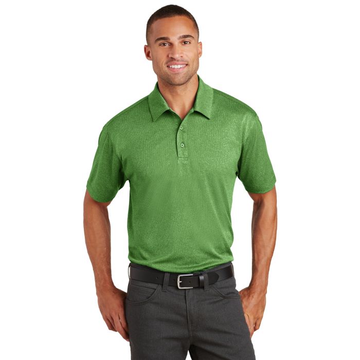 Port Authority &  Trace Heather Polo. K576