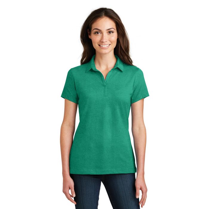 Port Authority &  Ladies Meridian Cotton Blend Polo. L577