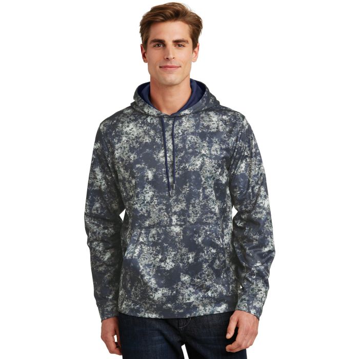 Sport-Tek &  Sport-Wick &  Mineral Freeze Fleece Hooded Pullover. ST230