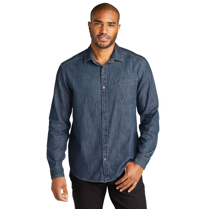 Port Authority &  Long Sleeve Perfect Denim Shirt W676