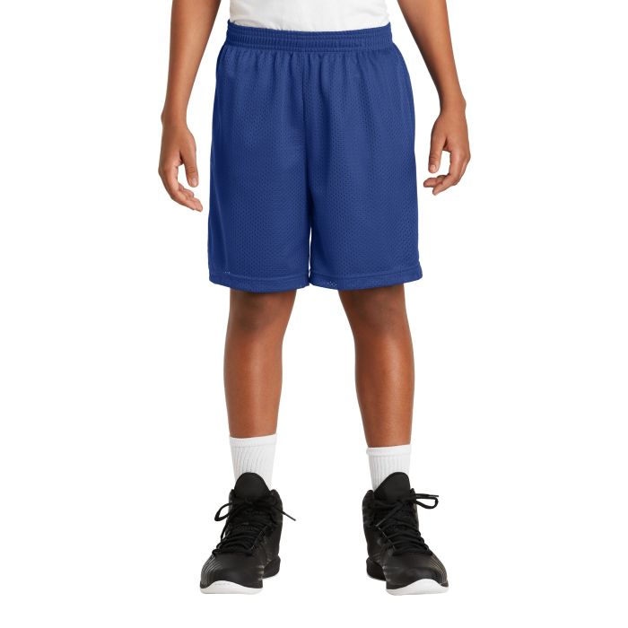 Sport-Tek &  Youth PosiCharge &  Classic Mesh Short. YST510
