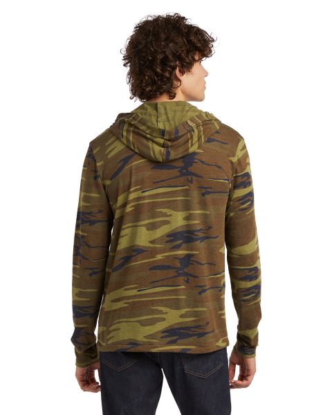 Alternative 5123BX Unisex Printed Keeper Pullover Hooded Sweatshirt CAMO