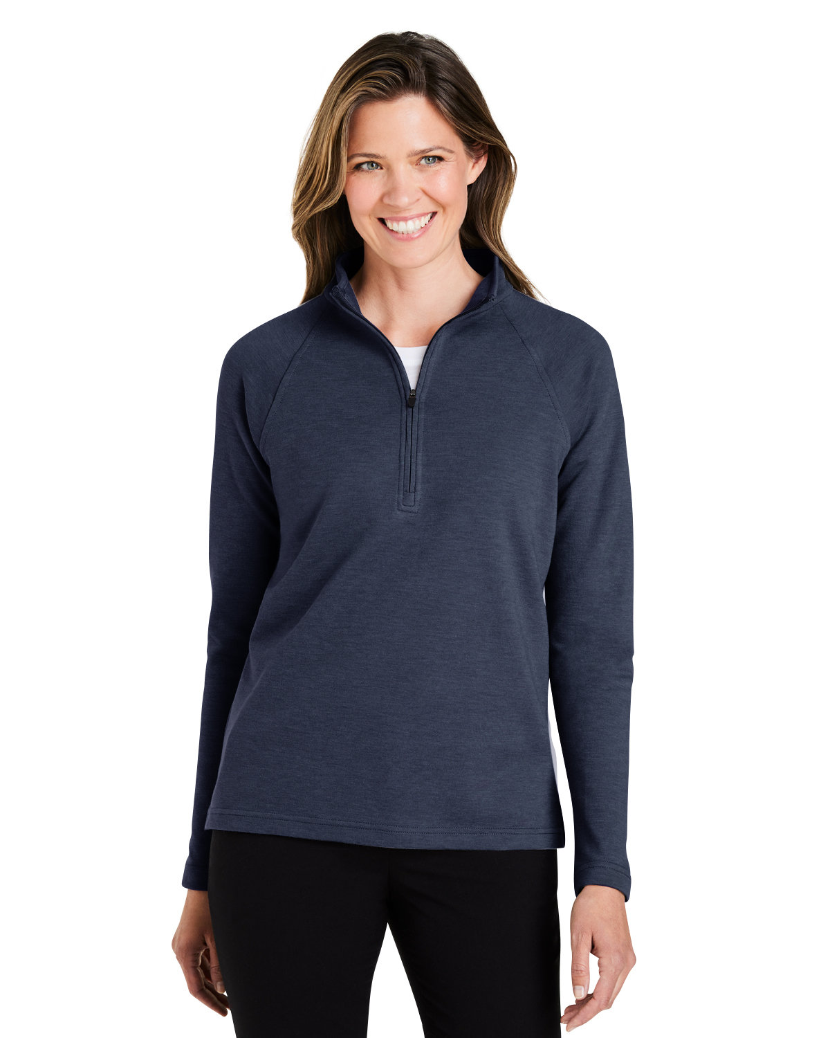 Devon & Jones DG481WZ New Classics Women's Charleston Quarter-Zip