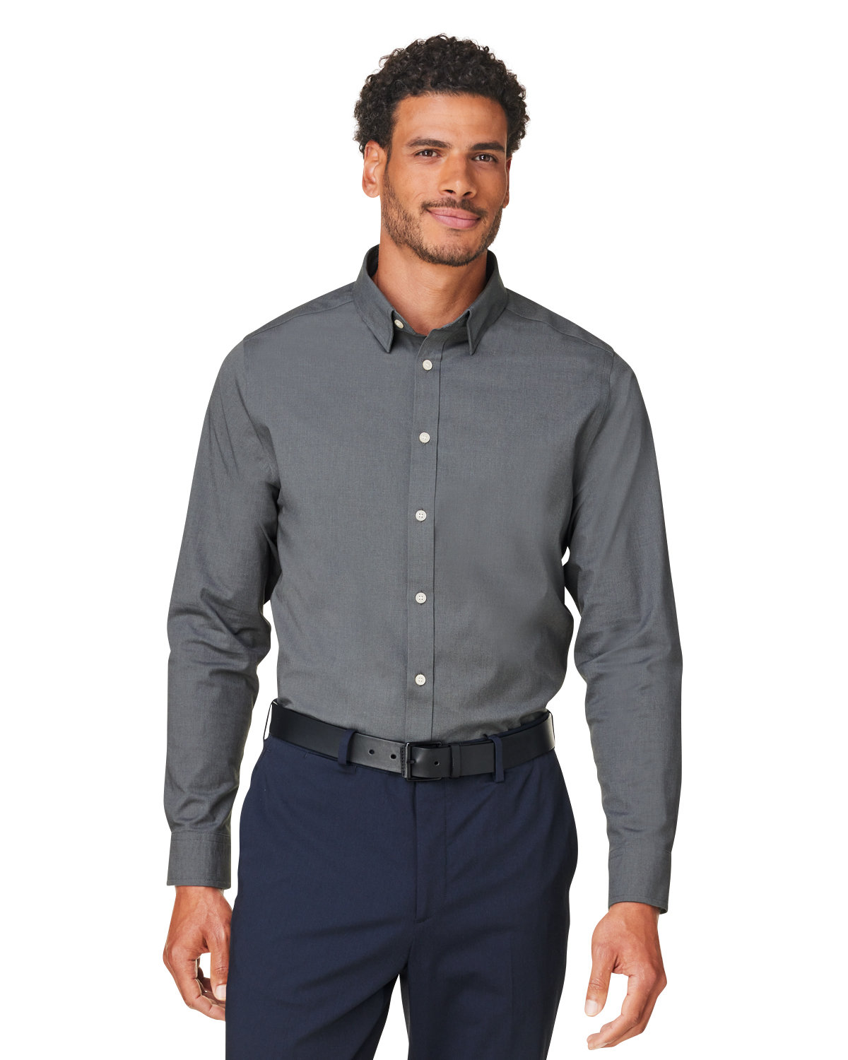 Devon & Jones DG505 CrownLux Performance Men's Spencer Poplin Shirt