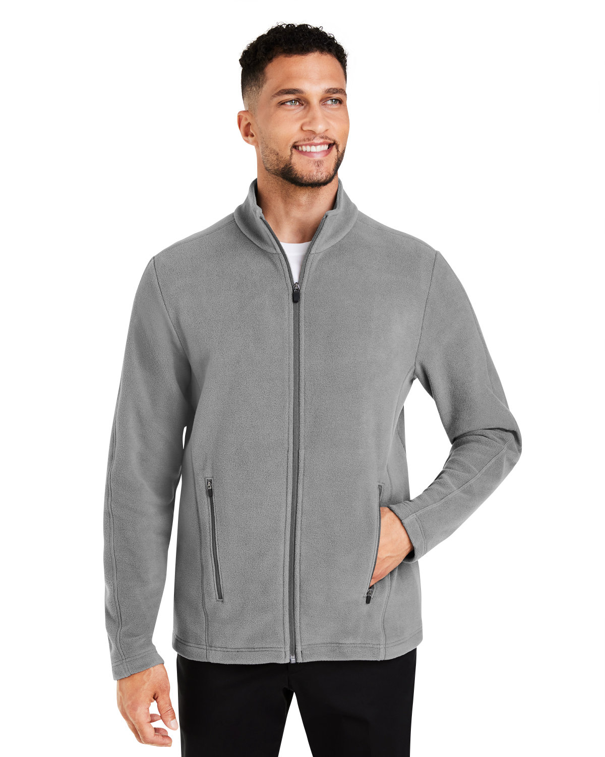 Devon & Jones DG730 CrownLux Performance Men's Fleece Full-Zip