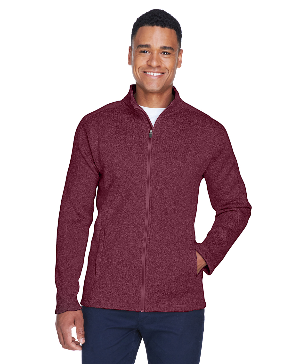 Devon & Jones DG793 Men's Bristol Full-Zip Sweater Fleece Jacket