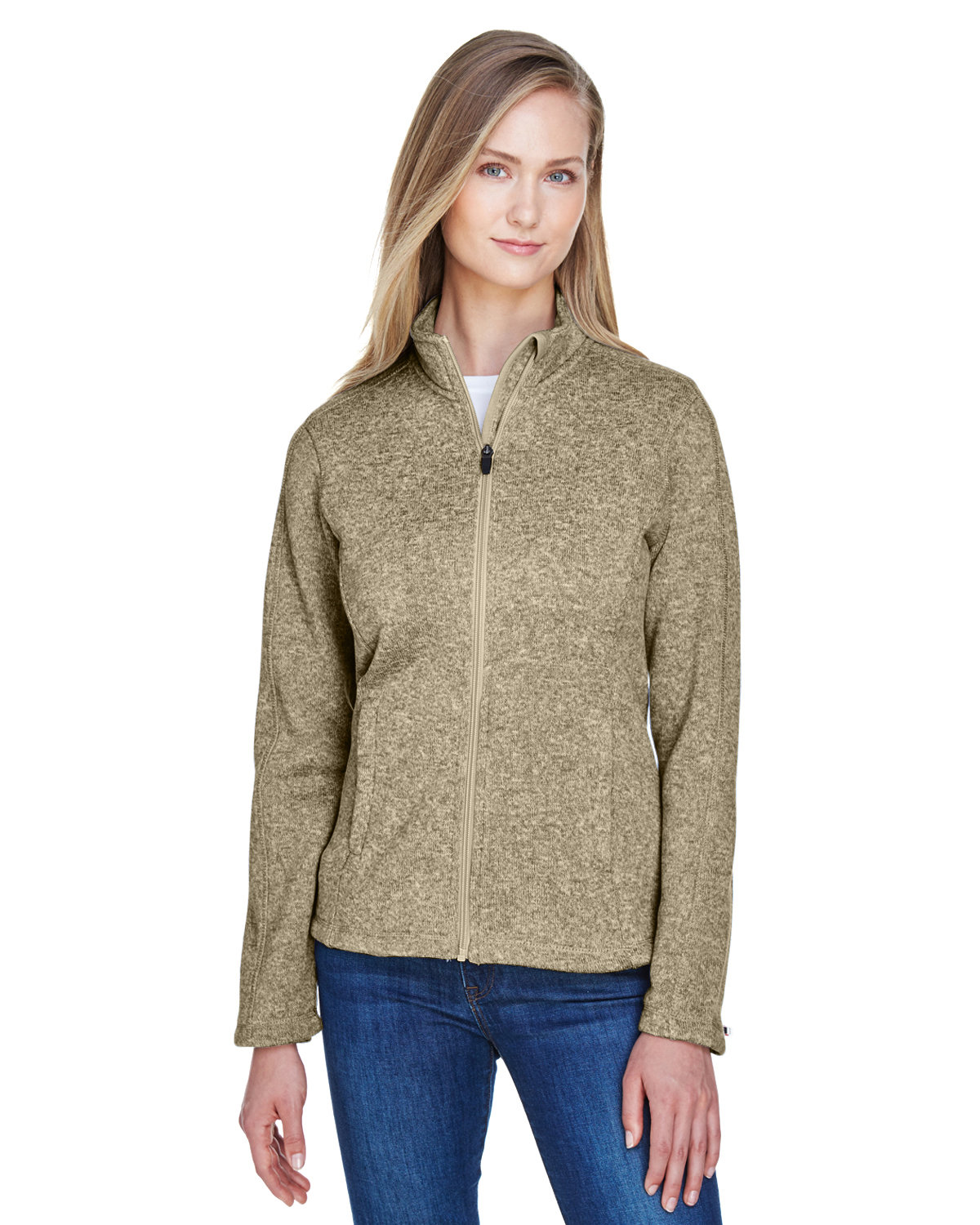 Devon & Jones DG793W Women's Bristol Full-Zip Sweater Fleece Jacket