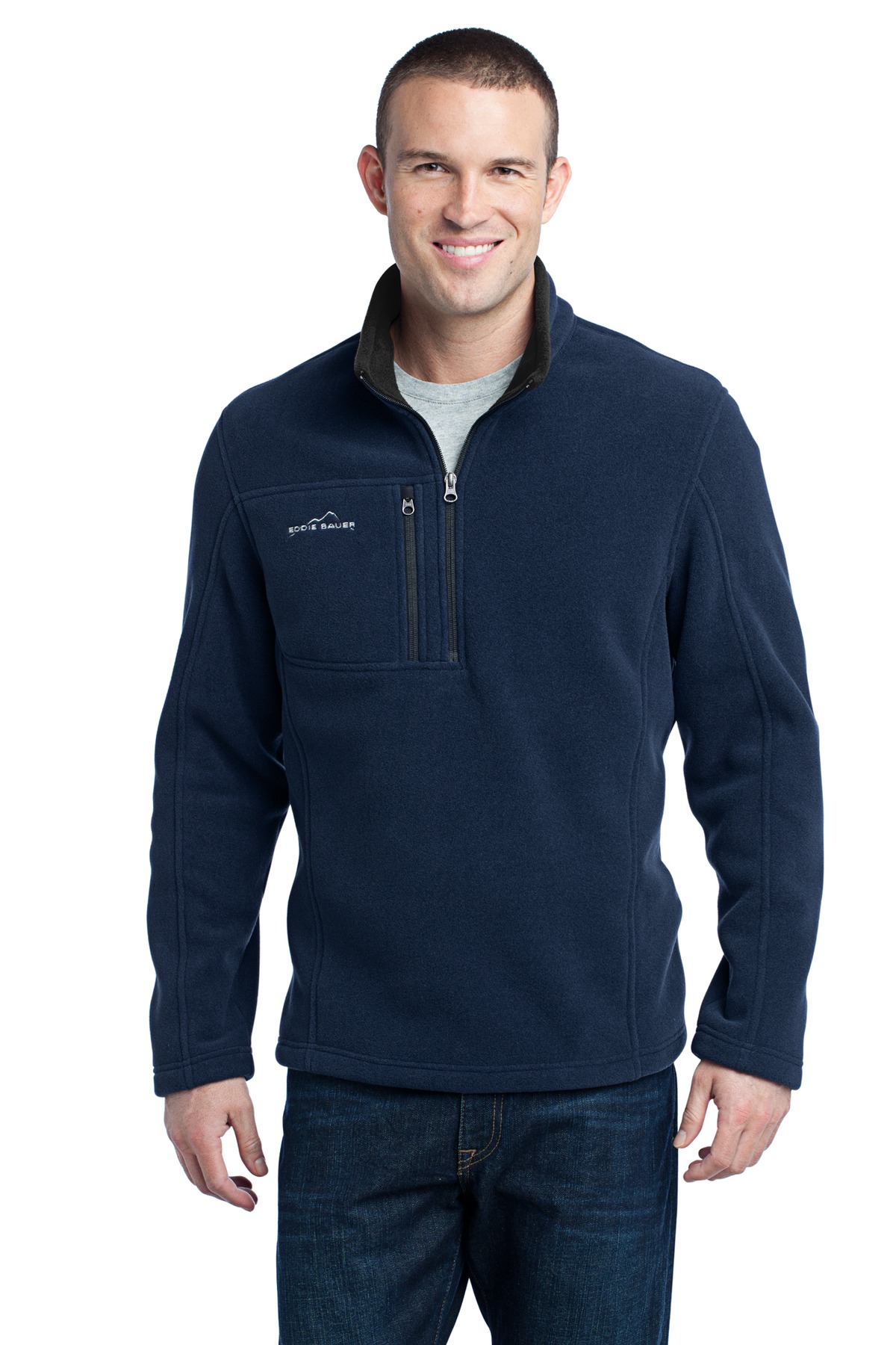 DISCONTINUED Eddie Bauer - 1/4-Zip Fleece Pullover. EB202