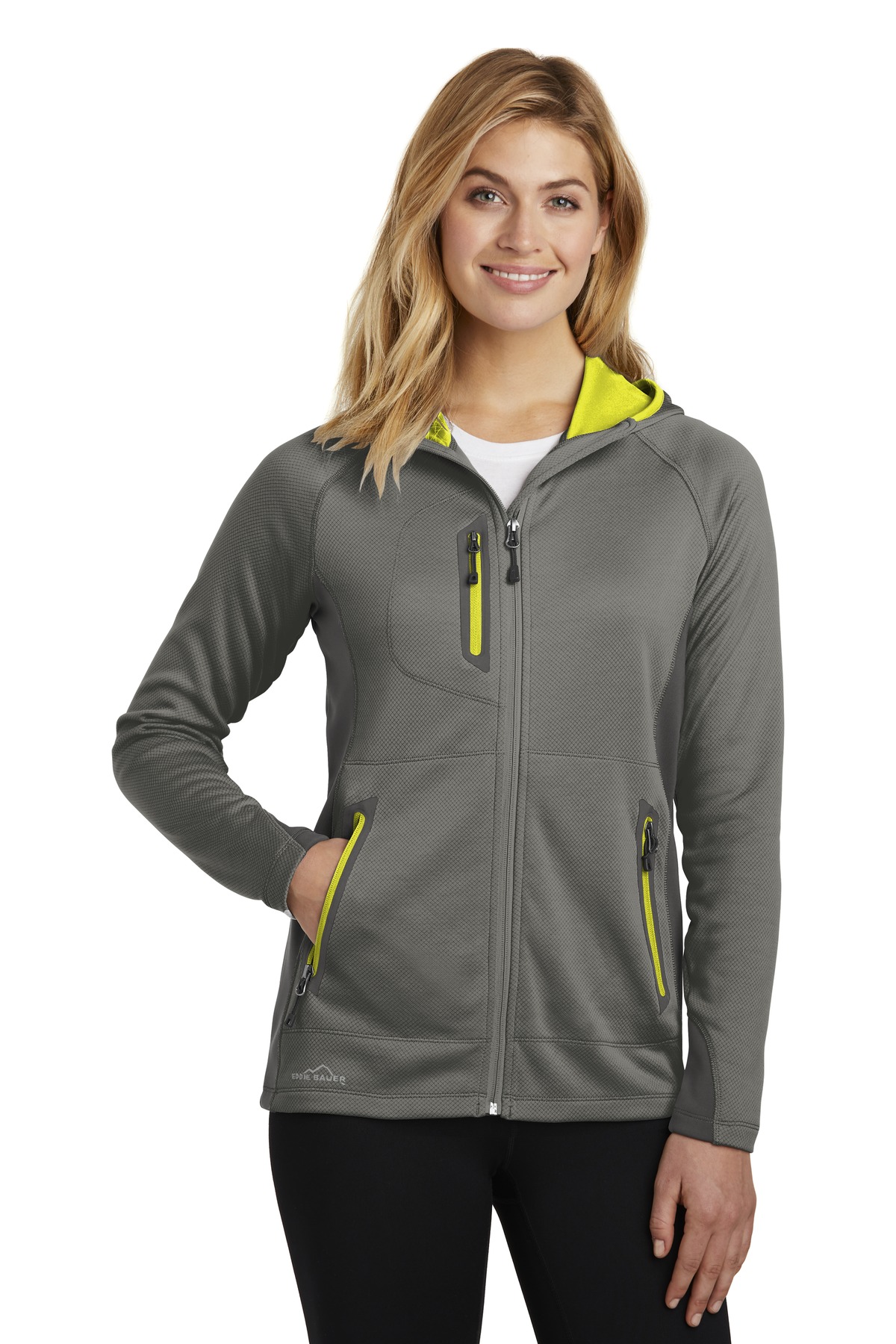 Eddie Bauer Women's Sport Hooded Full-Zip Fleece Jacket. EB245