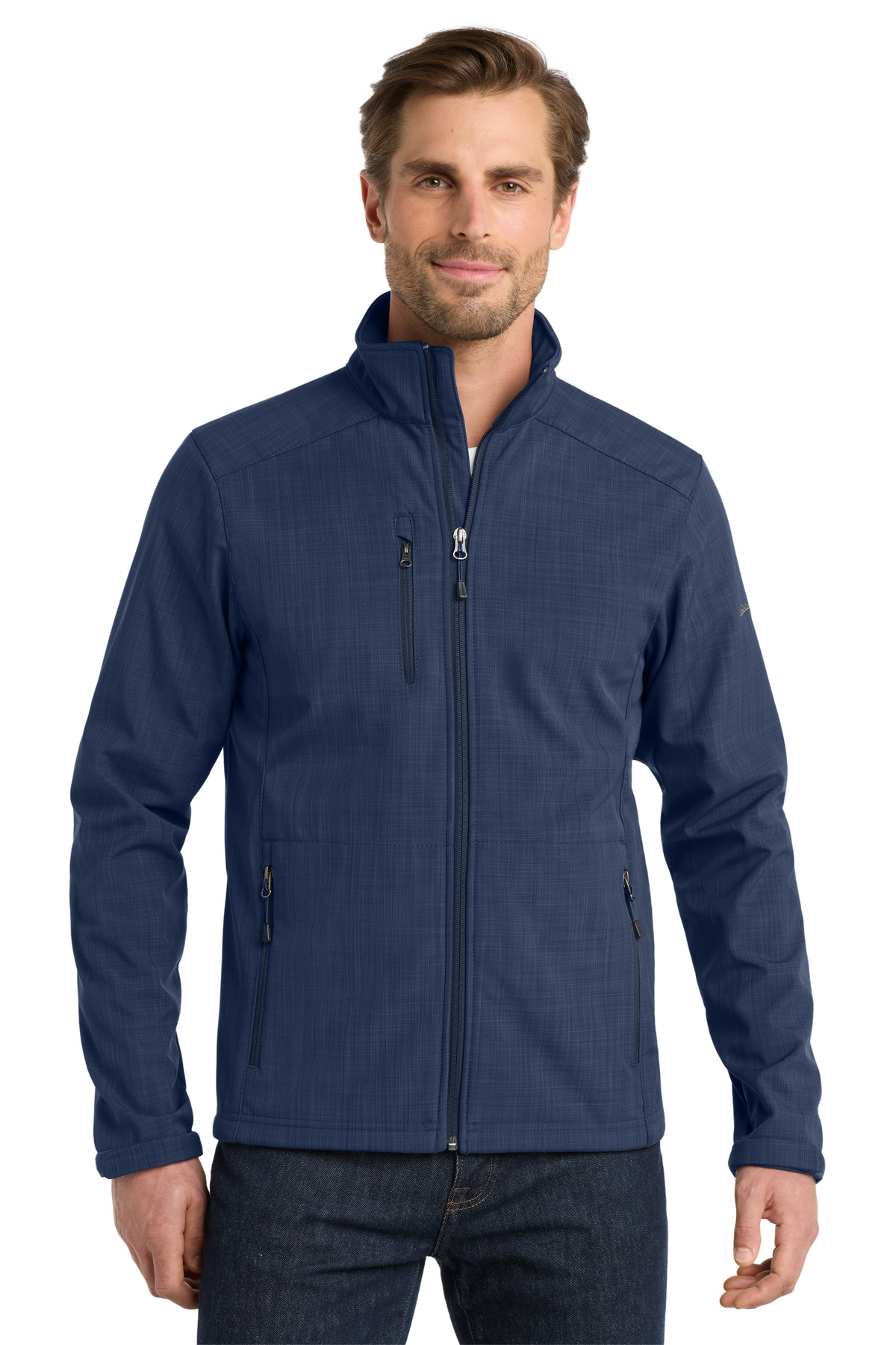Eddie Bauer Shaded Crosshatch Soft Shell Jacket. EB532