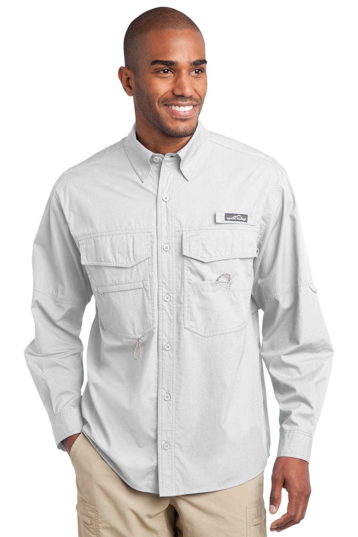 DISCONTINUED Eddie Bauer - Long Sleeve Fishing Shirt. EB606