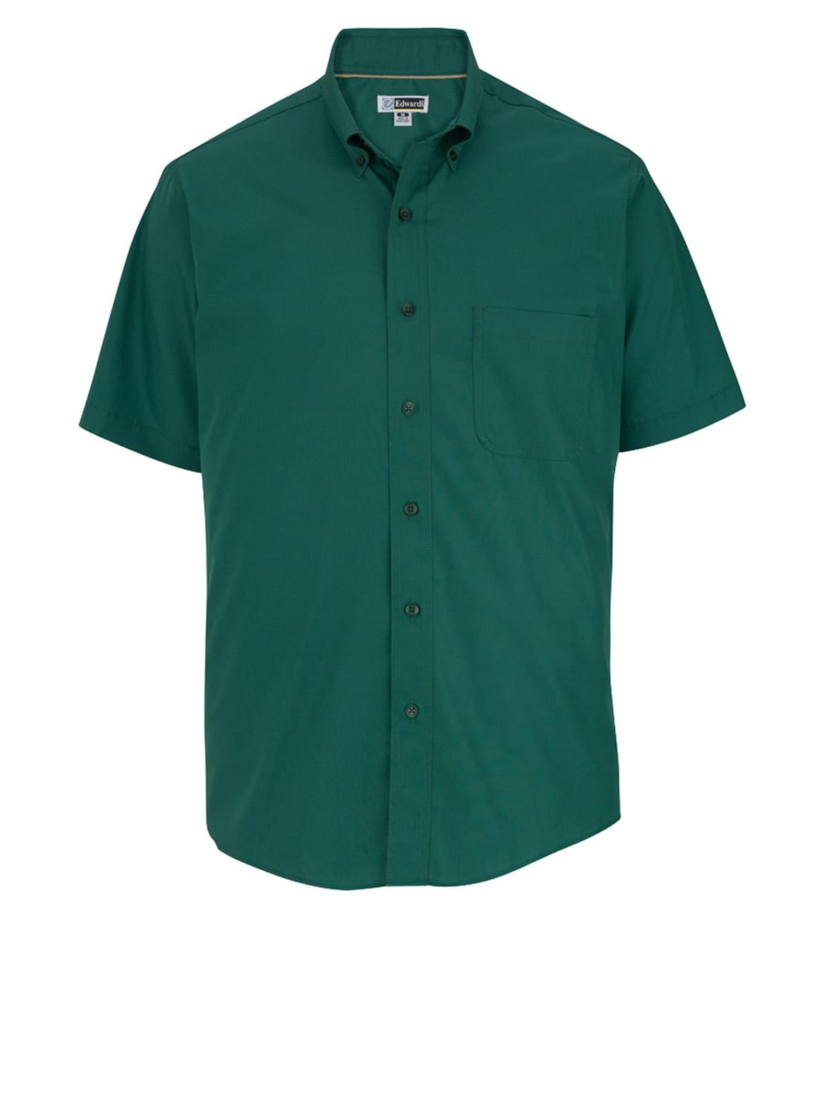 Edwards 1245 Men's Lightweight Short Sleeve Poplin Shirt