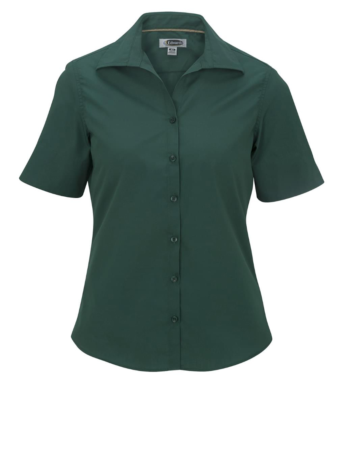 Edwards 5245 Women's Short Sleeve Lightweight Poplin Shirt