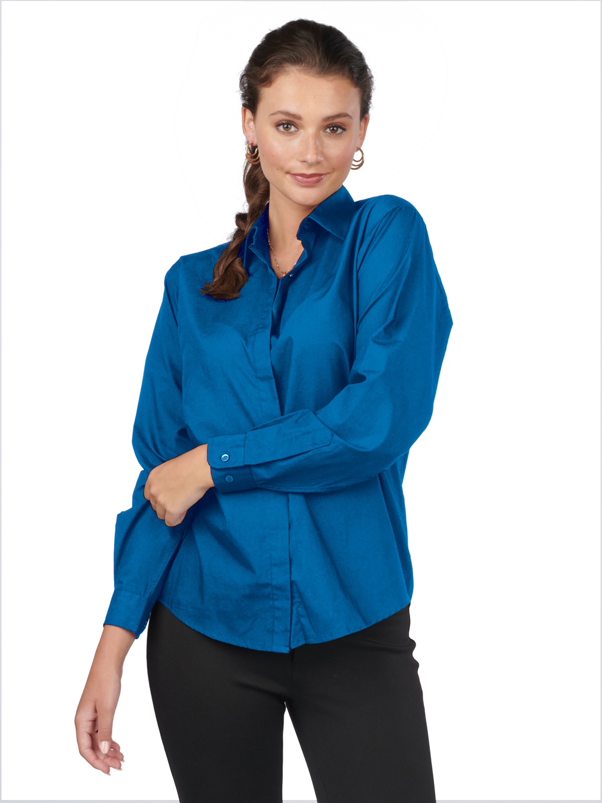 Edwards 5290 Women's Café Long Sleeve Shirt