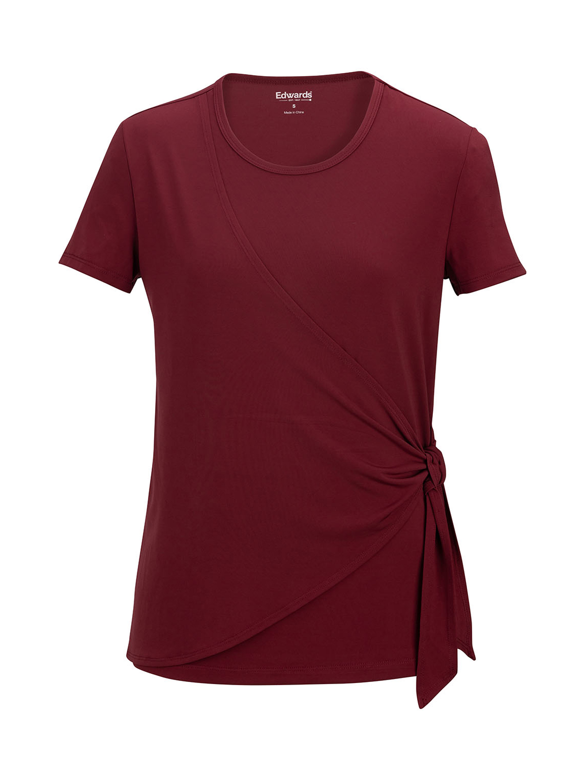 Edwards 5428 Women's Pocketless Soft Wrap Blouse