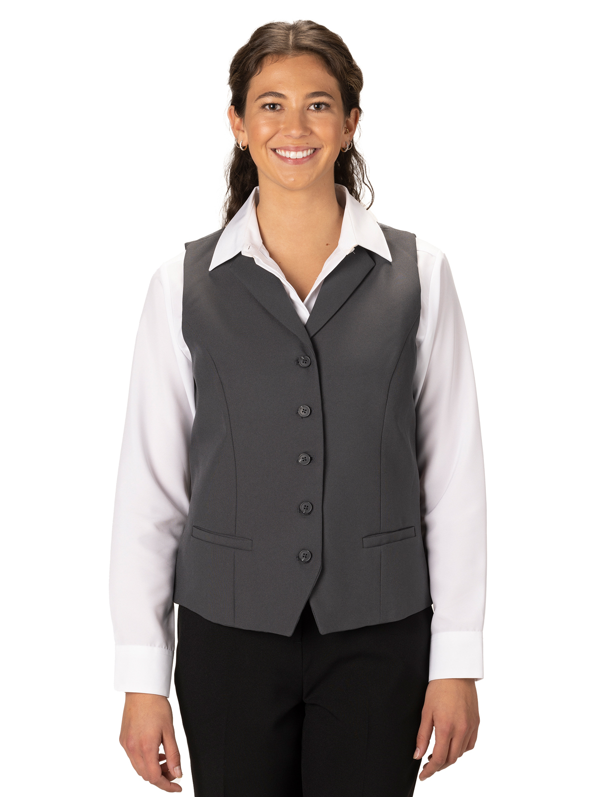 Edwards 7398 Women's Two-Pocket Ottoman Trim Vest