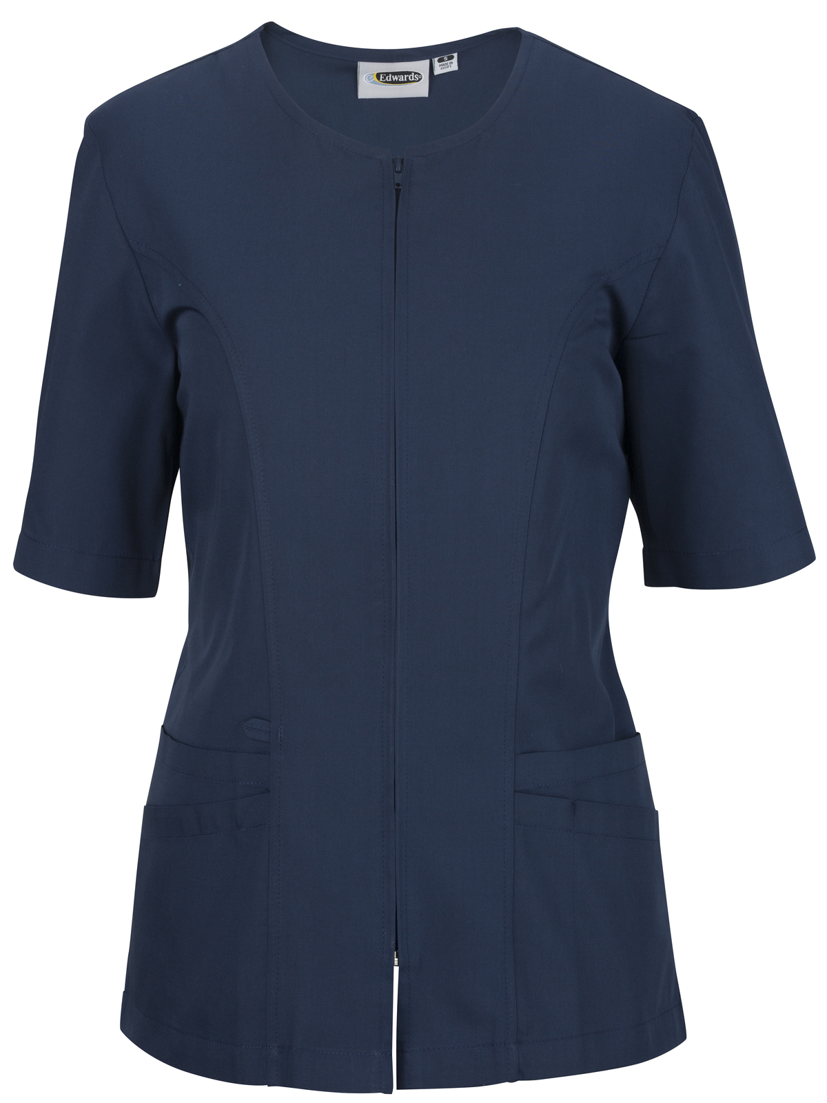 Edwards 7887 Women's Zip-Front Housekeeping Smock Shirt