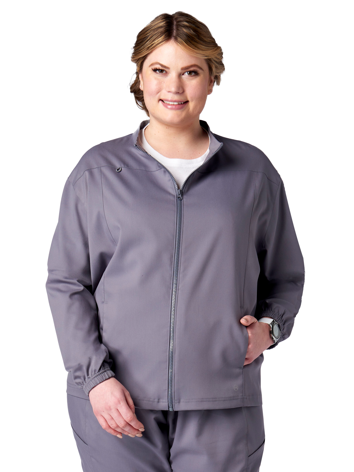 Meta 15220 Unisex 2-Pocket Zip Front Jacket