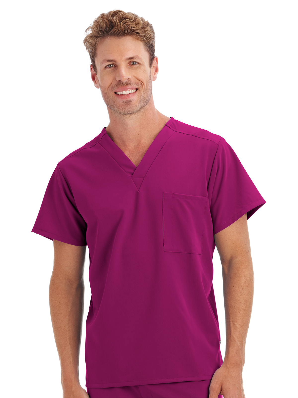 Jockey 2200 Unisex 1-Pocket V-Neck Top