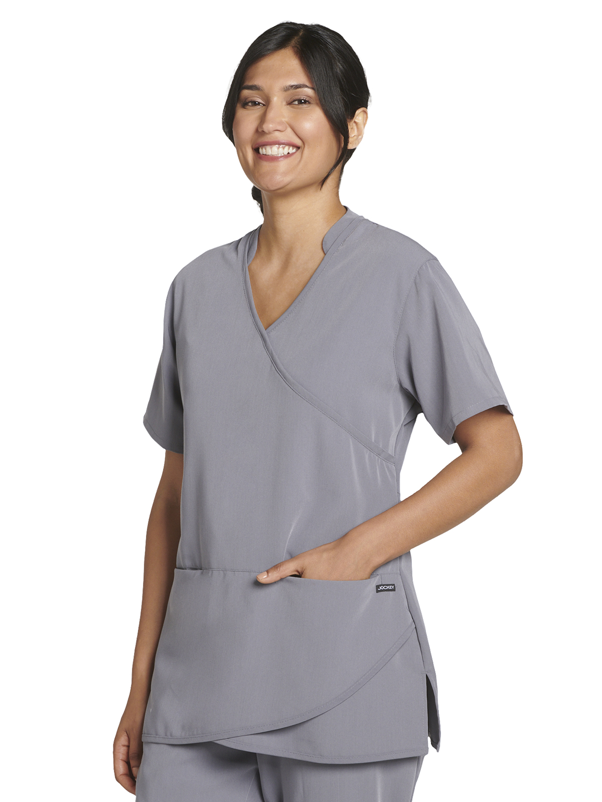 Jockey 2482 Women's 3-Pocket Petal Wrap Top