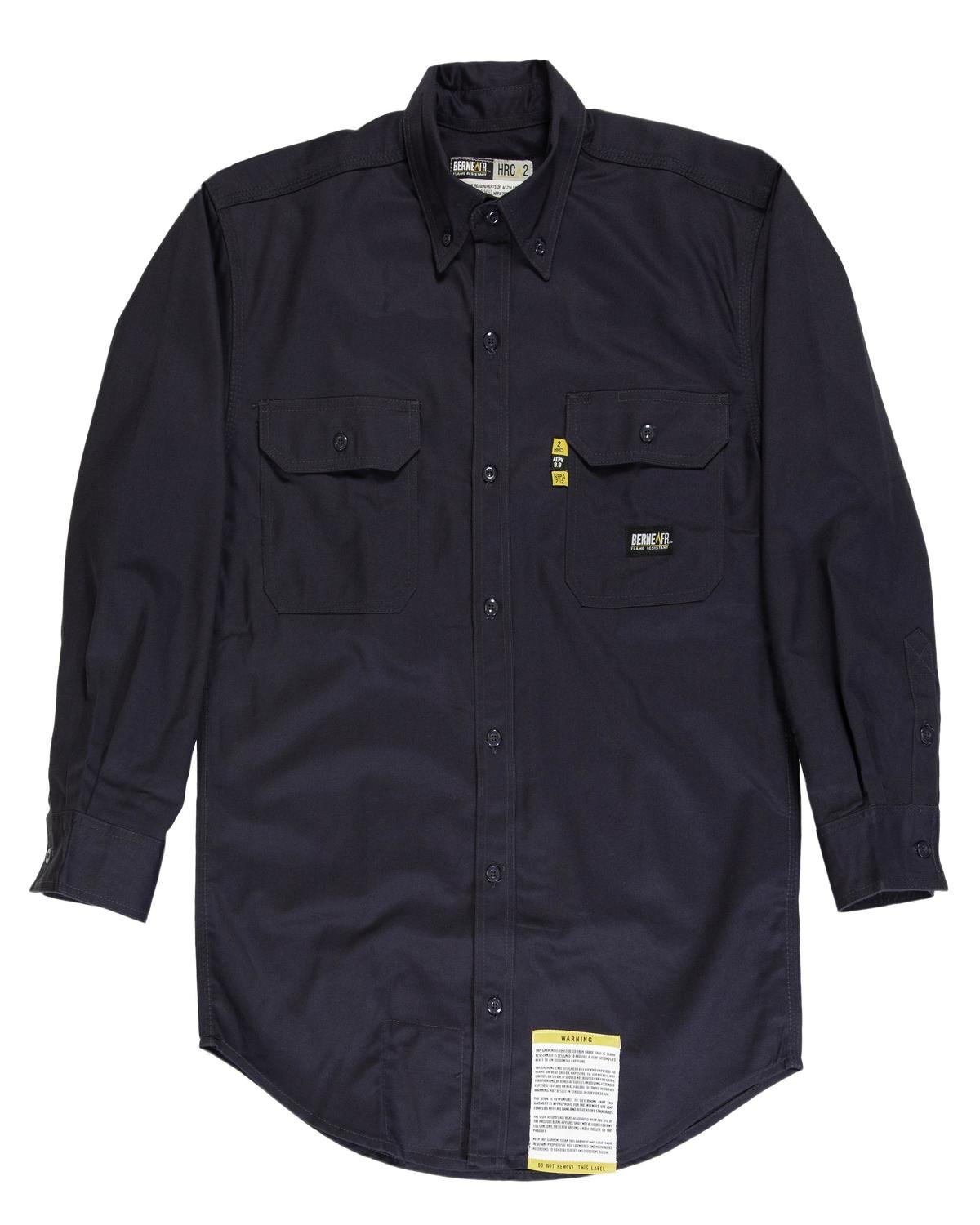 Berne FRSH10T Men's Tall Flame-Resistant Button Down Work Shirt