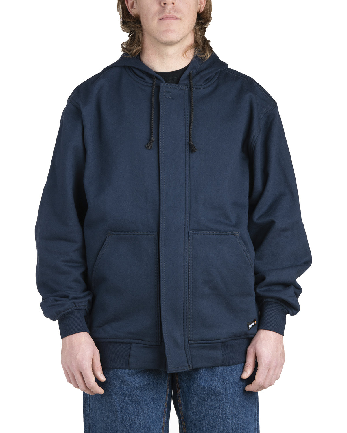 Berne FRSZ19 Men's Flame Resistant Full-Zip Hooded Sweatshirt