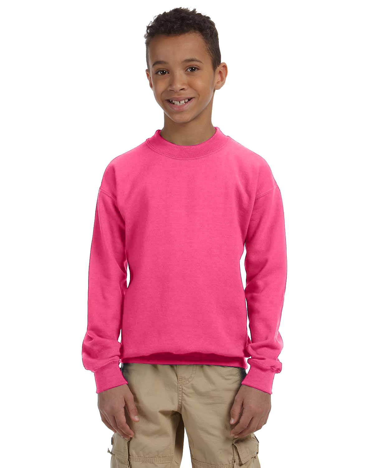 Gildan G180B Youth Heavy Blend 8 oz. 50/50 Fleece Crew