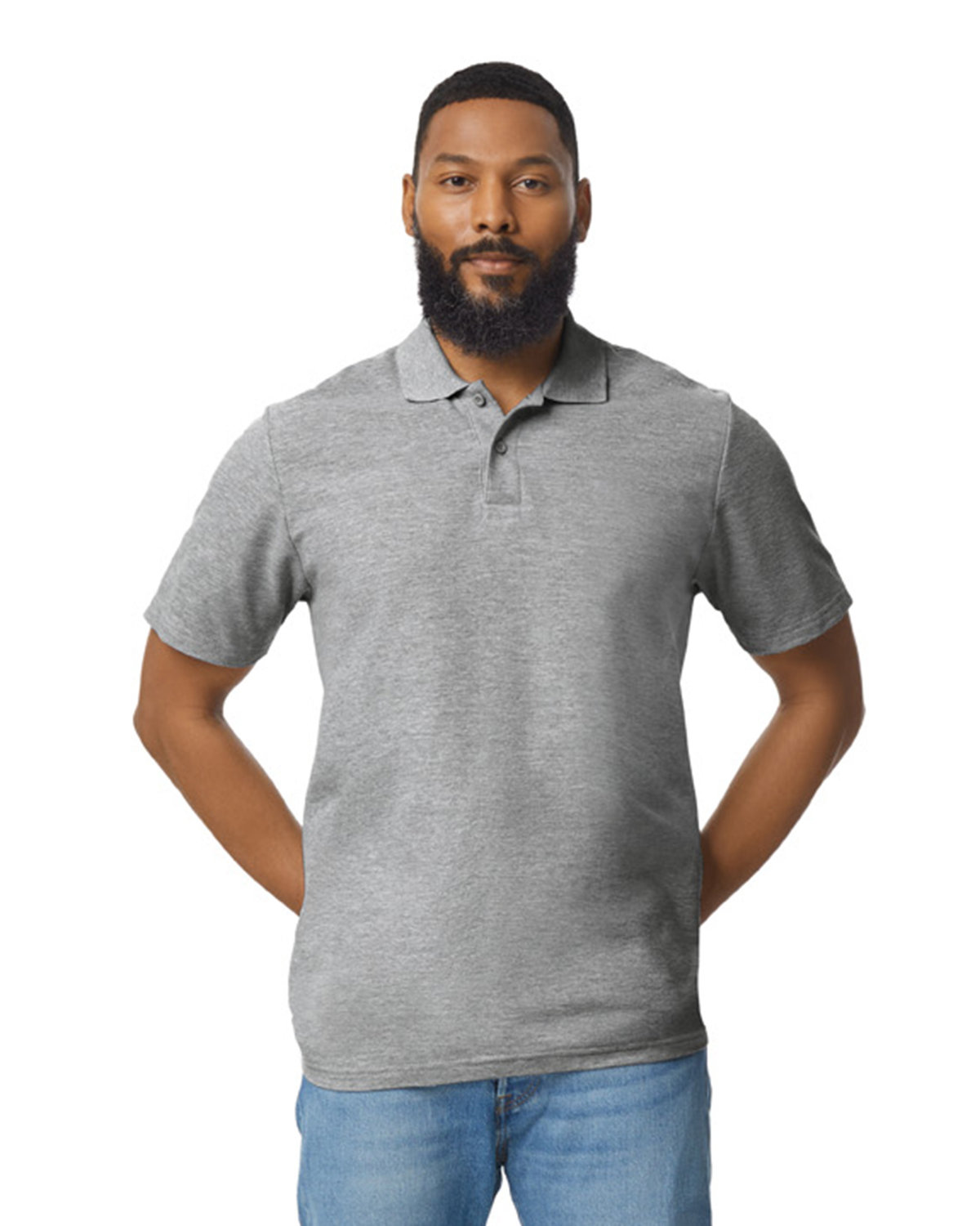 Gildan G648 Men's Softstyle Double Pique Polo