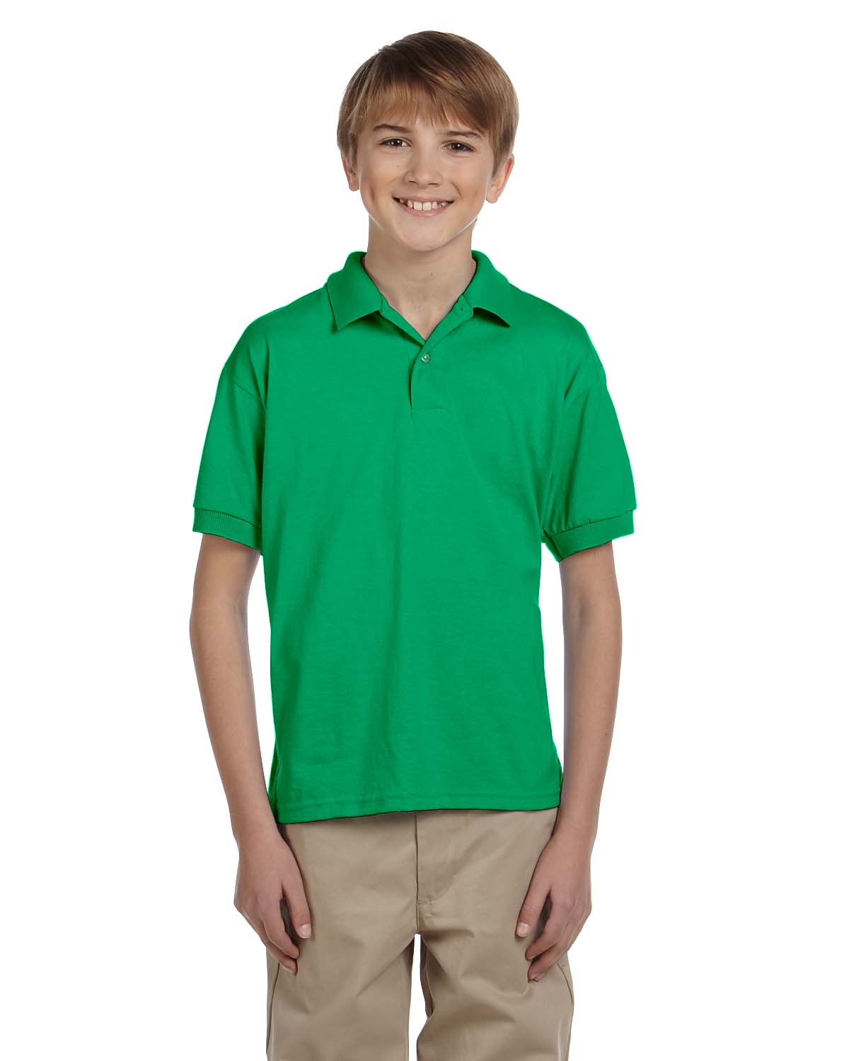 Gildan G880B Youth 6 oz. 50/50 Jersey Polo