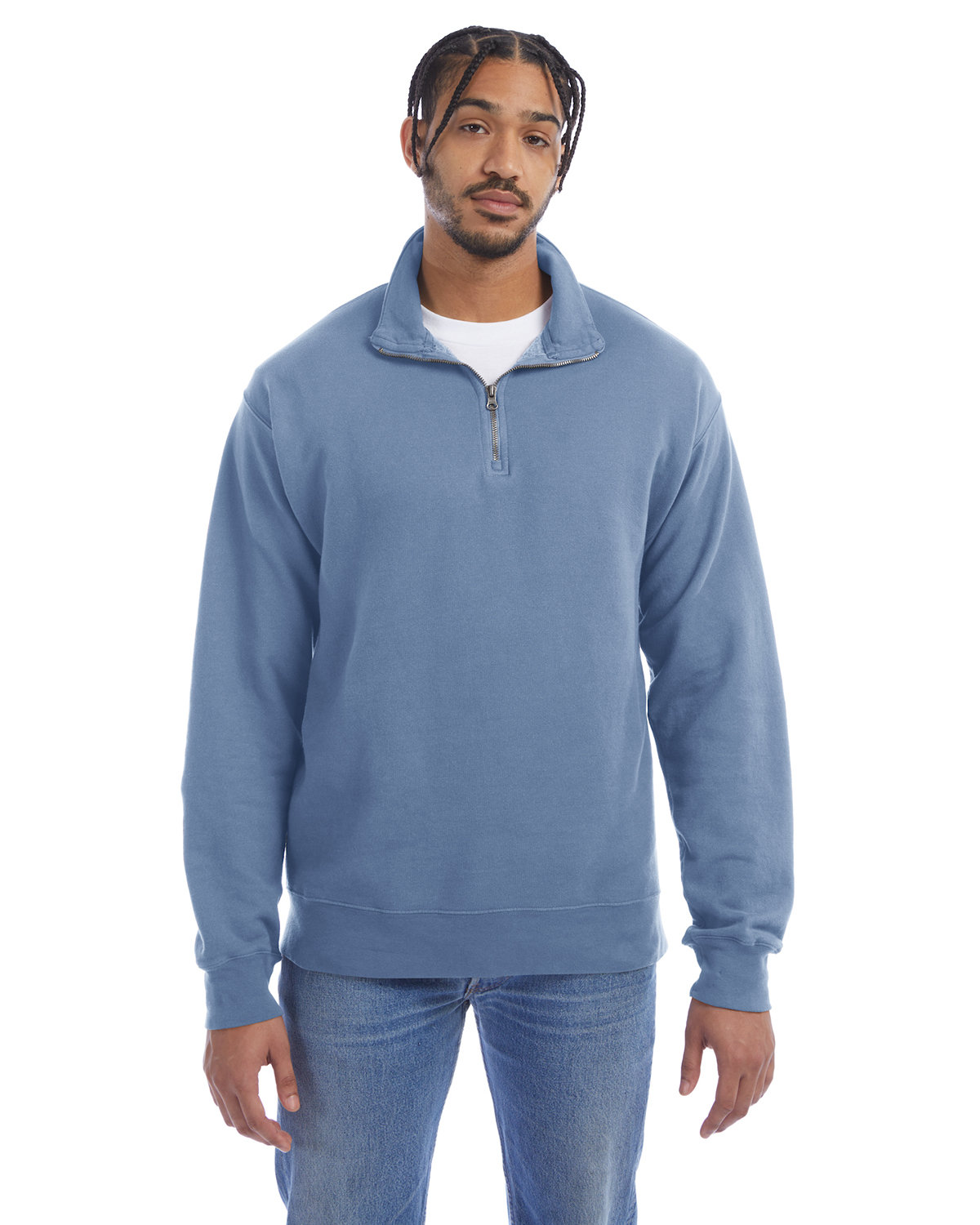 ComfortWash by Hanes GDH425 Unisex Quarter-Zip Sweatshirt