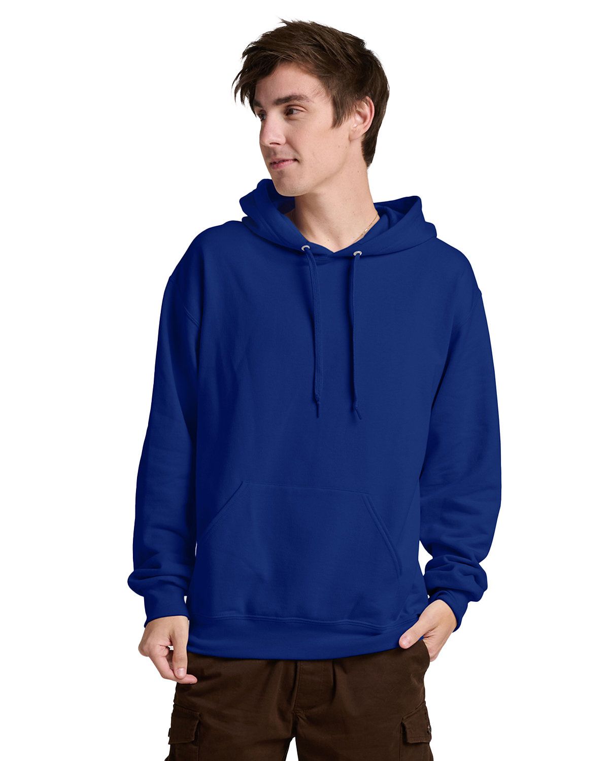 Jerzees IC49MR Unisex Ultimate CVC Ring-Spun Hooded Sweatshirt