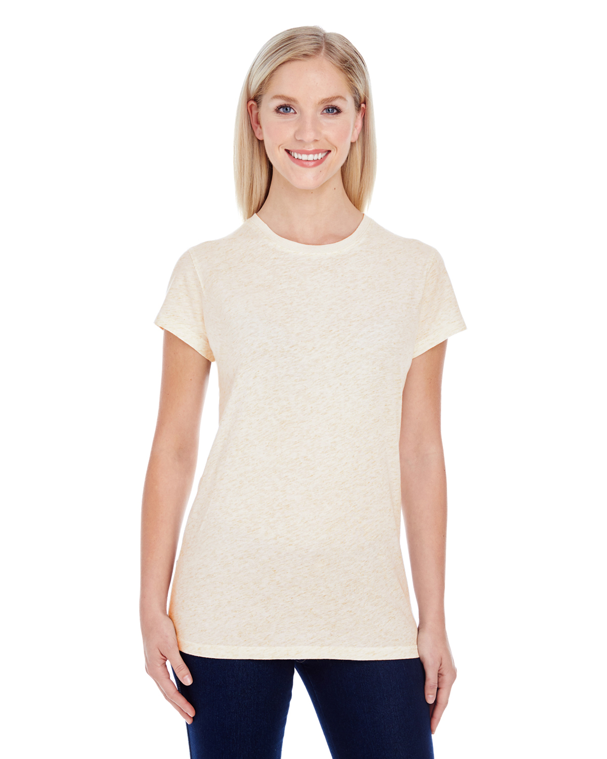 J America JA8138 Women's Glitter T-Shirt