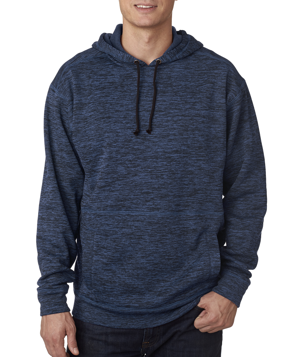 J America JA8613 Adult Cosmic Poly Fleece Hooded Sweatshirt