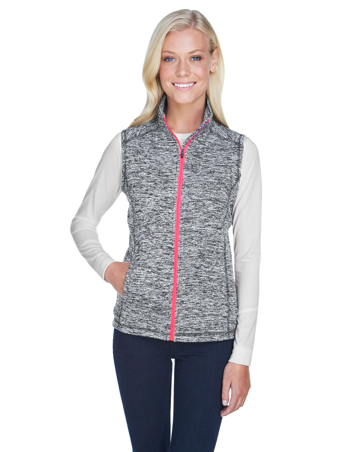 J America JA8625 Women's Lasic Cosmic Fleece Vest