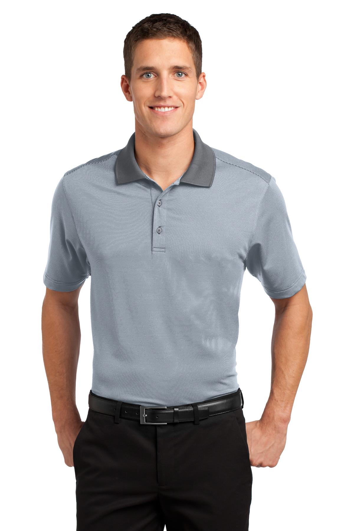 Port Authority K558 Fine Stripe Performance Polo