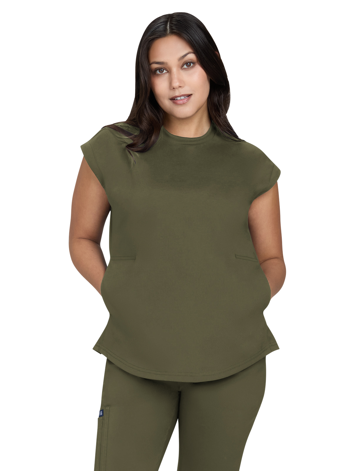 KOI 1137 Women’s Two-Pocket Round Neck Scrub Top