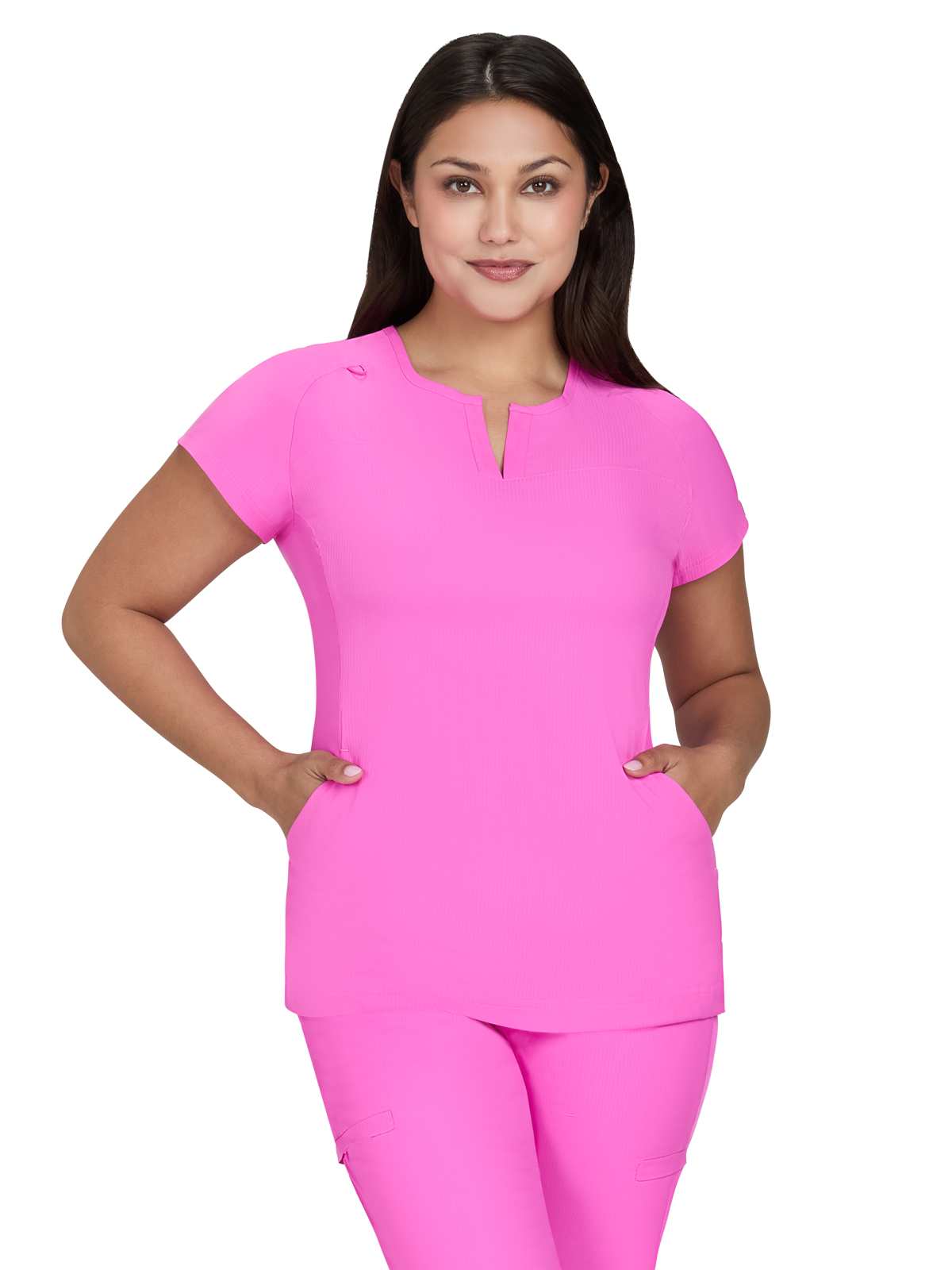 KOI 1138 Women’s Two-Pocket Split-V-Neck Scrub Top