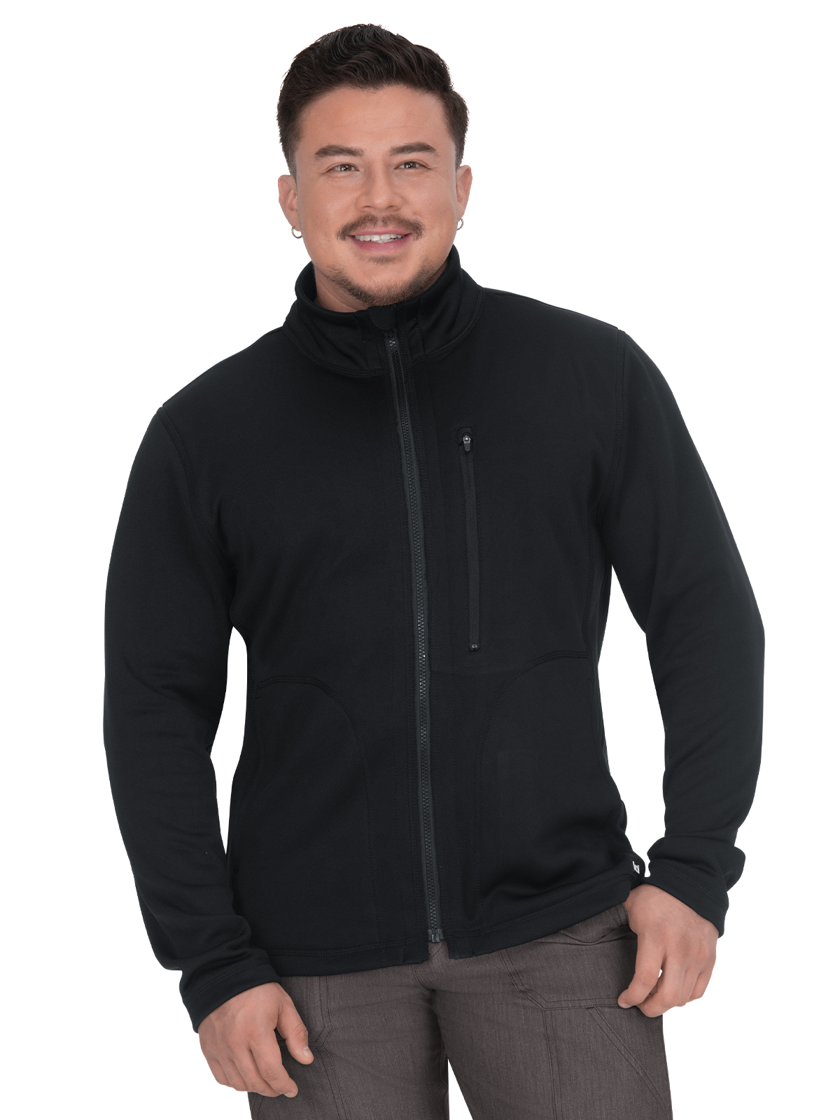 KOI 461 Men's Five-Pocket Bonded Fleece Exterior Reactivate Jacket