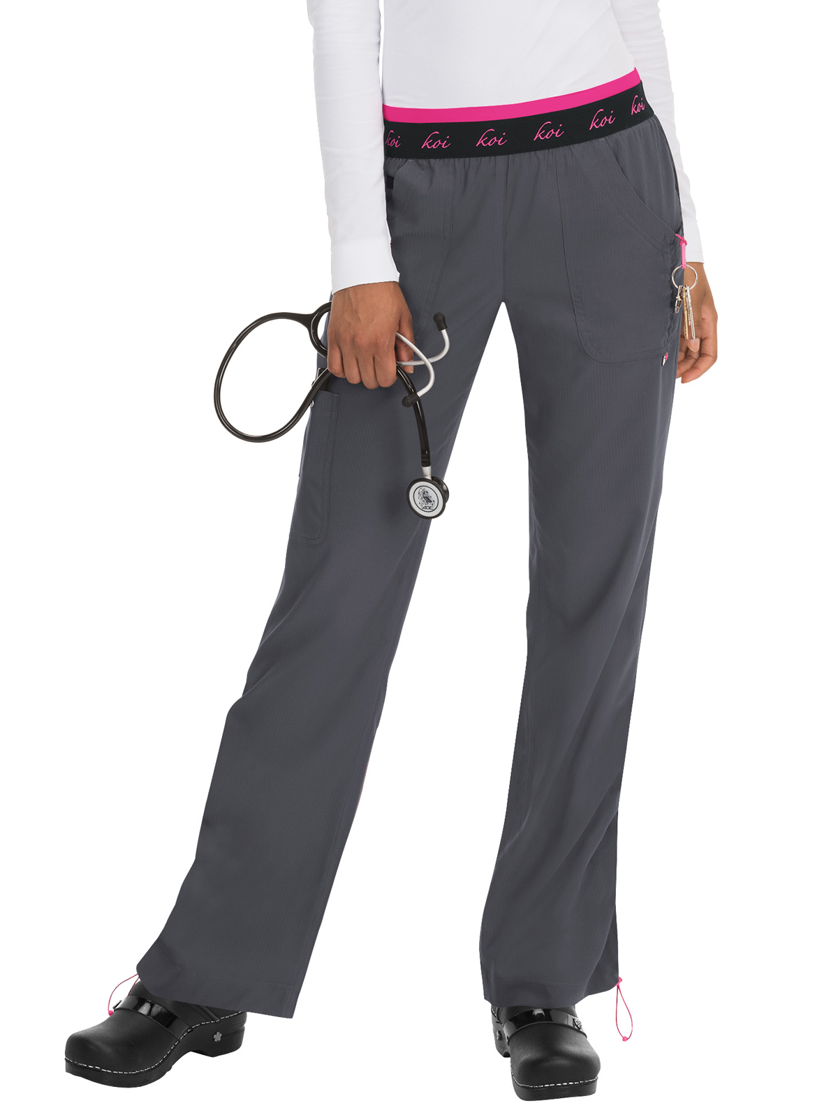 KOI 720 Women's Five-Pocket Stretch Yoga-Style Spirit Pant