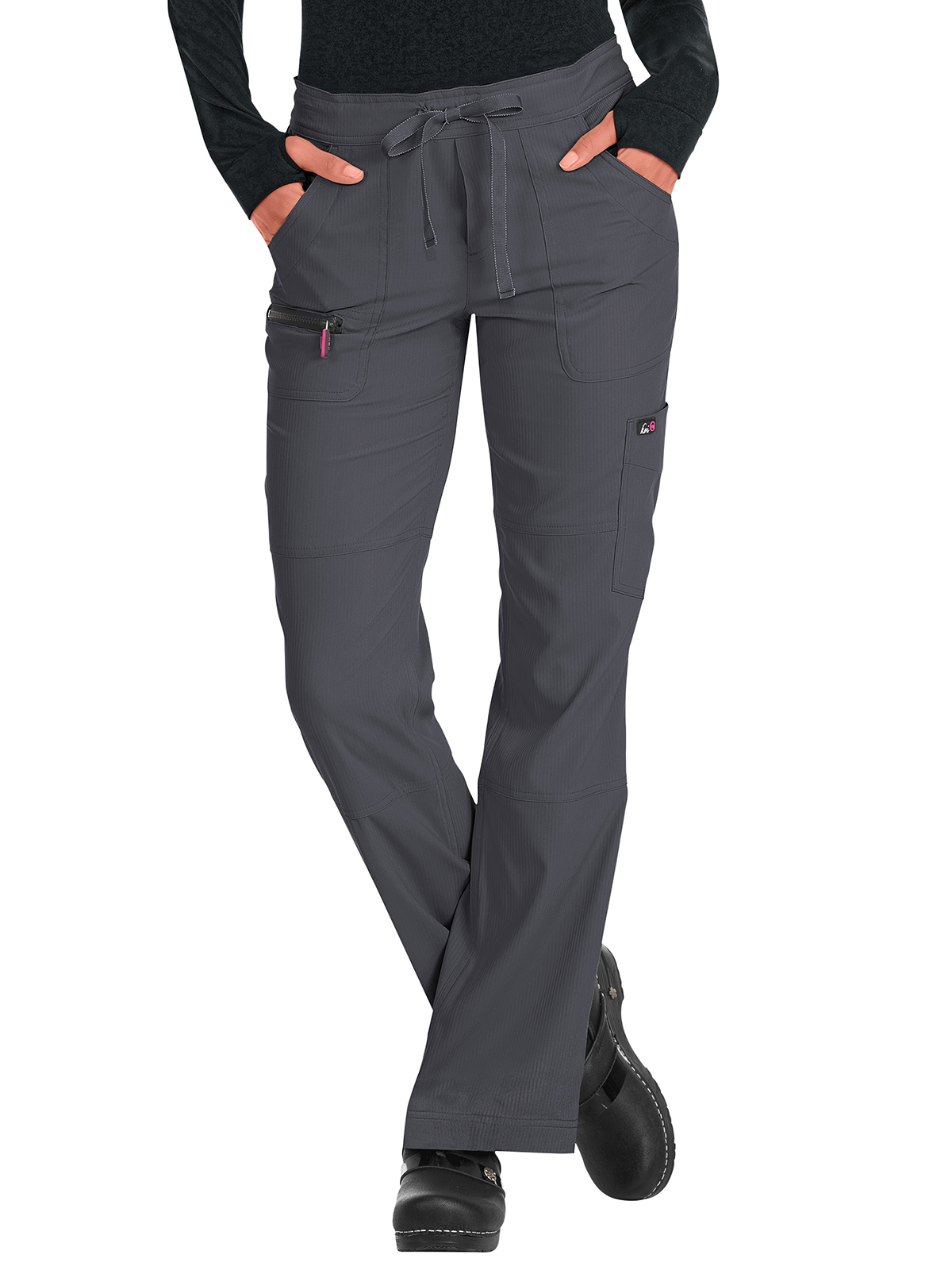 KOI 721XP Women's Six-Pocket Stretch Extra Petite Peace Pant
