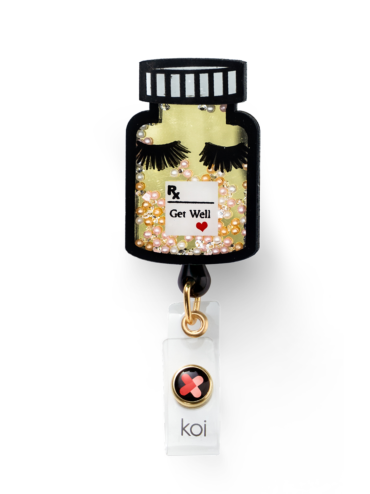 KOI A156A Snap Holder Retractable Badge Reel