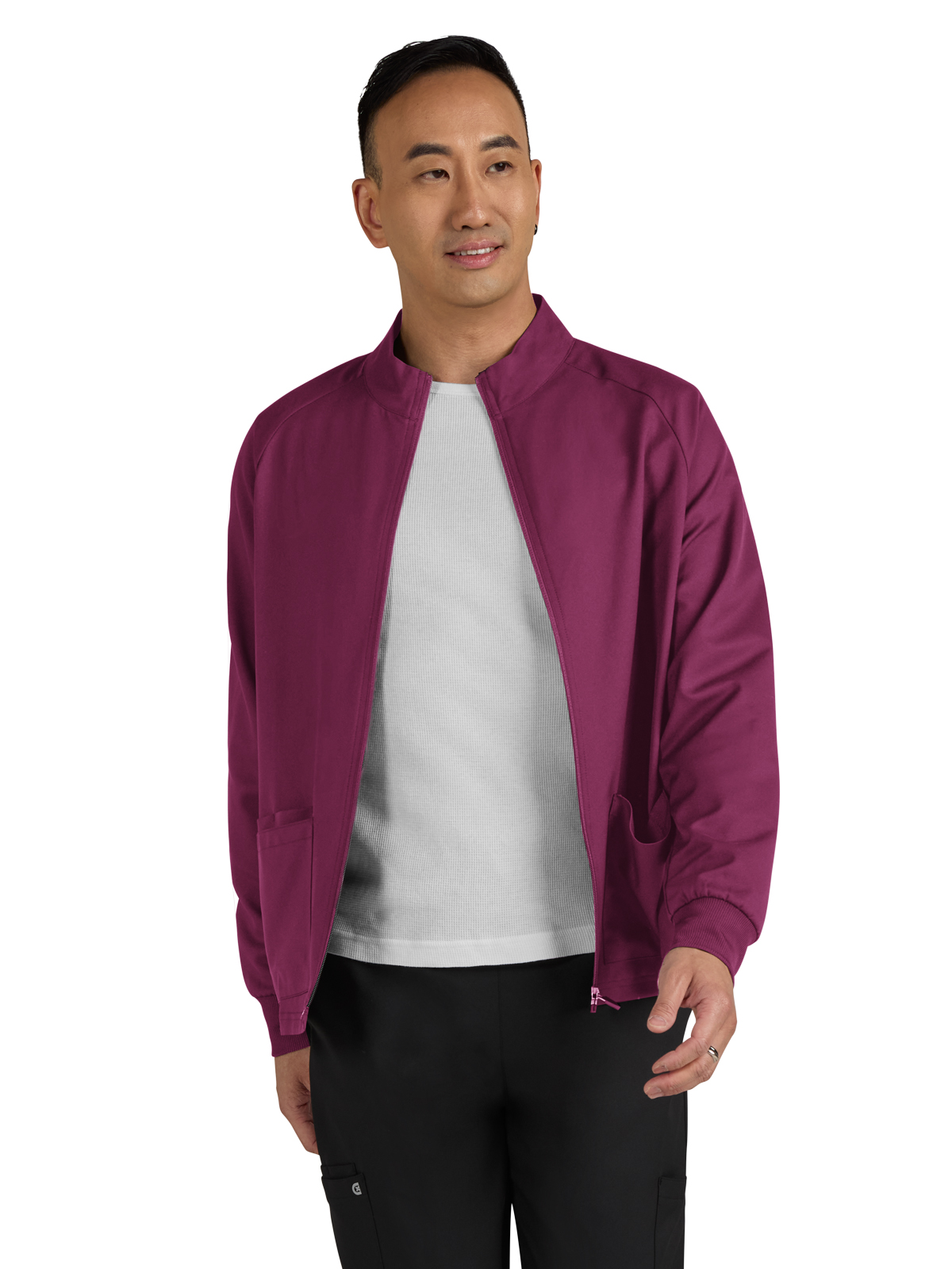 KOI C401 Men's Three-Pocket Zipper-Front Alpha Jacket