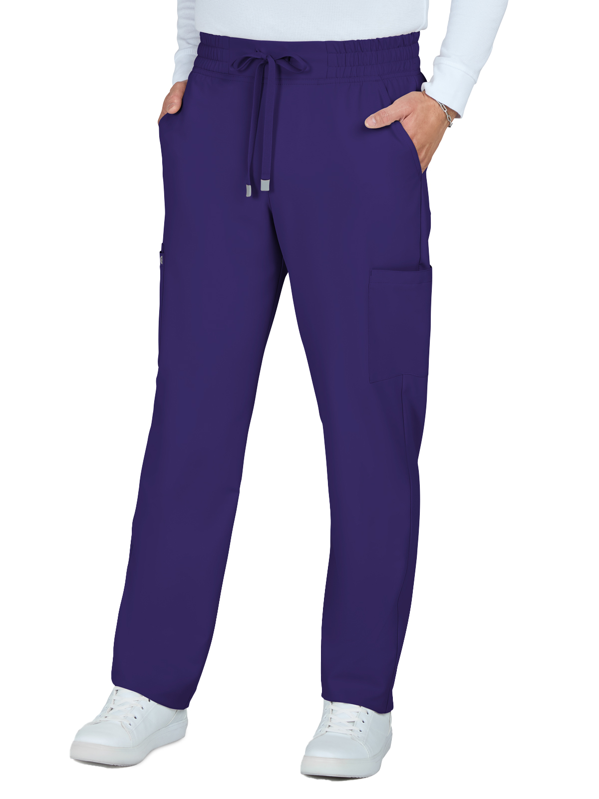 KOI C601 Men's Six-Pocket Drawstring Elastic Waist Neuro Pant